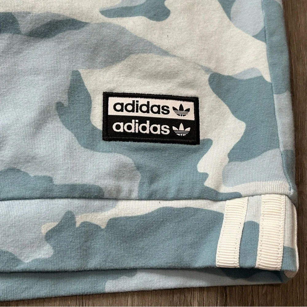 NWT Adidas Originals Camo Mini Skirt‎ Blue Size Small Women’s